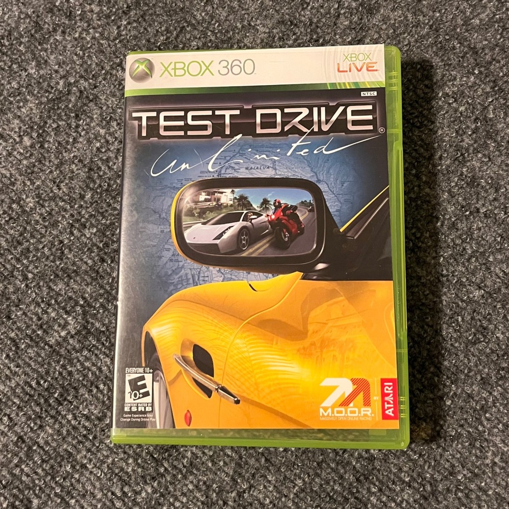 Test Drive Unlimited Xbox 360 Atari Racing Game Complete CIB NTSC